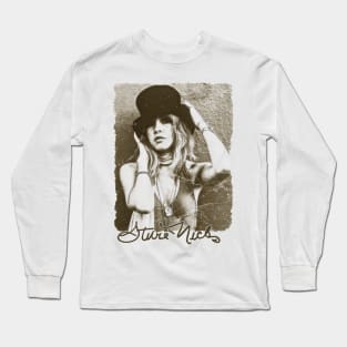 Stevie Nicks Vintage Rock Music Long Sleeve T-Shirt